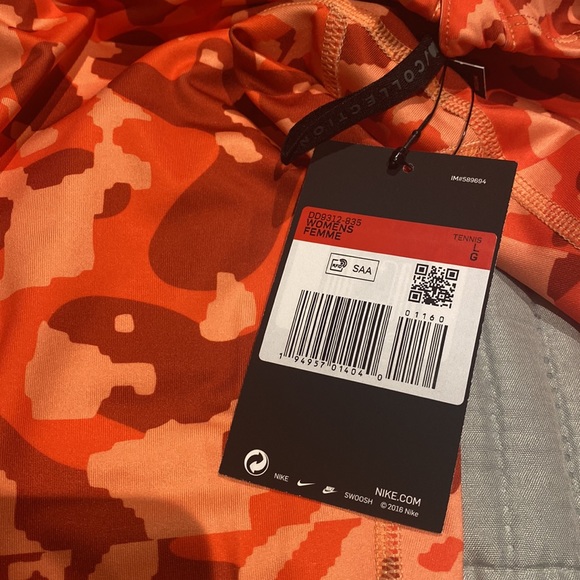 Nike Naomi Osaka Tennis sports leggings size large tightfit colorful camouflage - Picture 8 of 8
